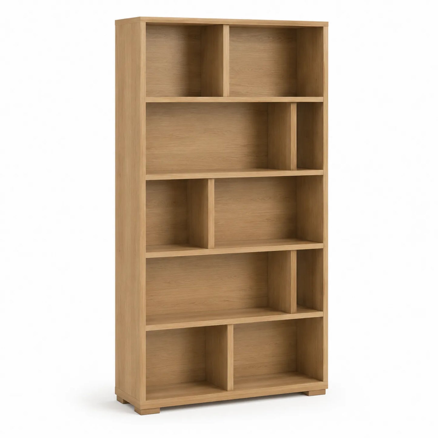 Bücherregal aus Eichenholz 90x30x180 cm