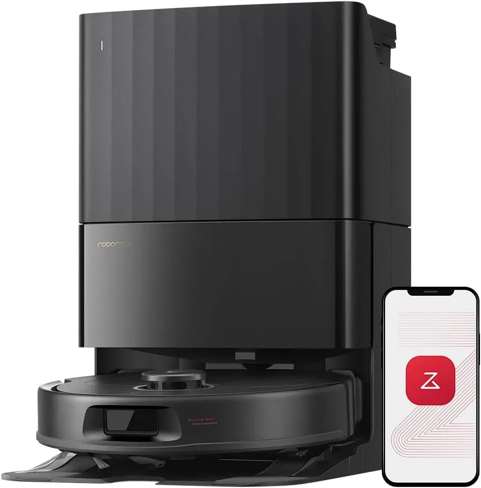 Saugroboter S5V, Staubsaugerroboter, Wischmopp, roborock Qrevo Saugroboter mit Wischfunktion&Hebarem Wischmopp