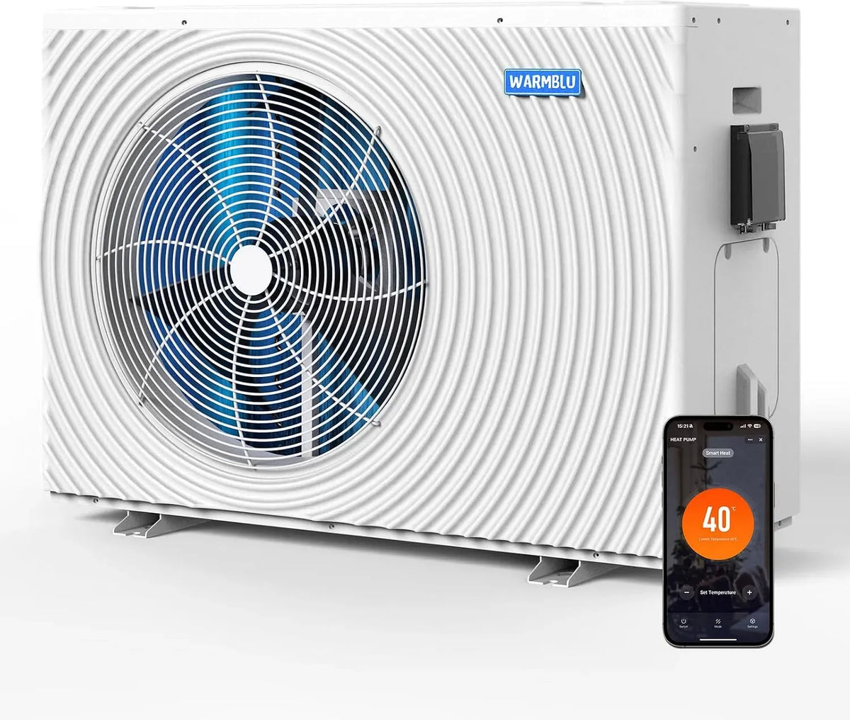 H10 Pool-Wärmepumpe, 10 kW, Inverter, Wärmefunktion