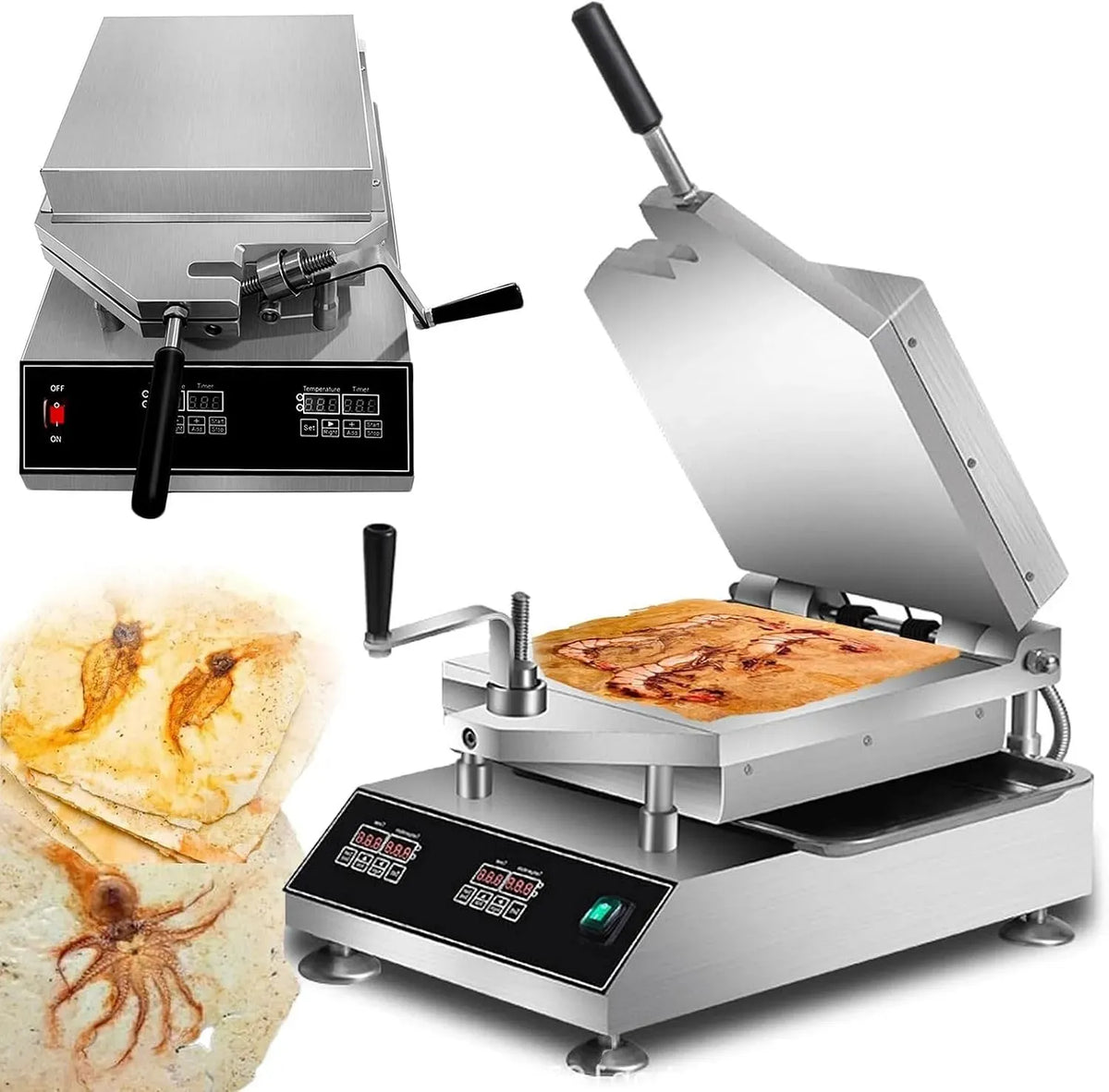 Küchenmaschine, Dampf, 2 Temperaturzonen, Küchenroboter, Jakobsmuschel-Garnelen-Fossil-Kuchenmaschine