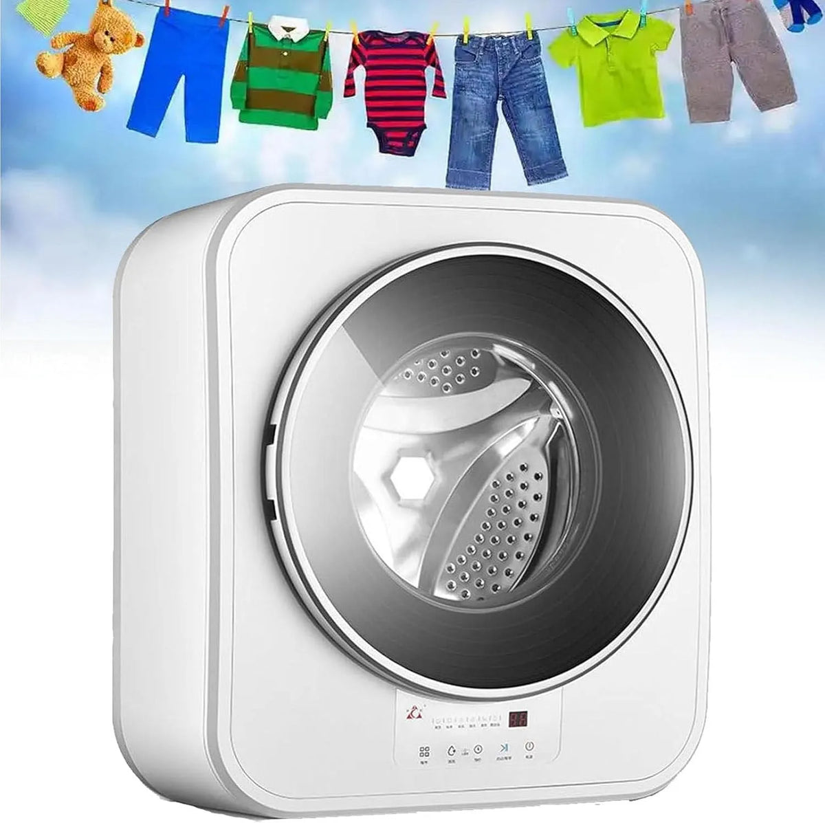 Waschmaschine, 3 kg, Touch-Bedienung, Timer, Edelstahl, 3kg bis zu 95℃ Smart-Sensor, Edelstahltrommel für Kleidung Kleidung