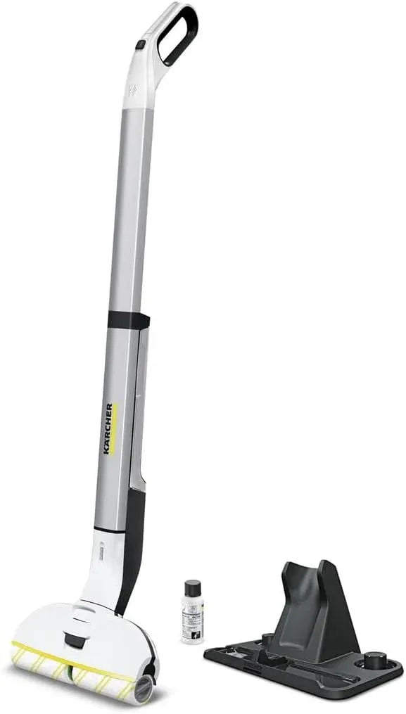 Kärcher EWM 2 Bodenreiniger, Wischmopp, elektrisches Bodenreinigungsgerät, 60 m, kabellos, Weiß
