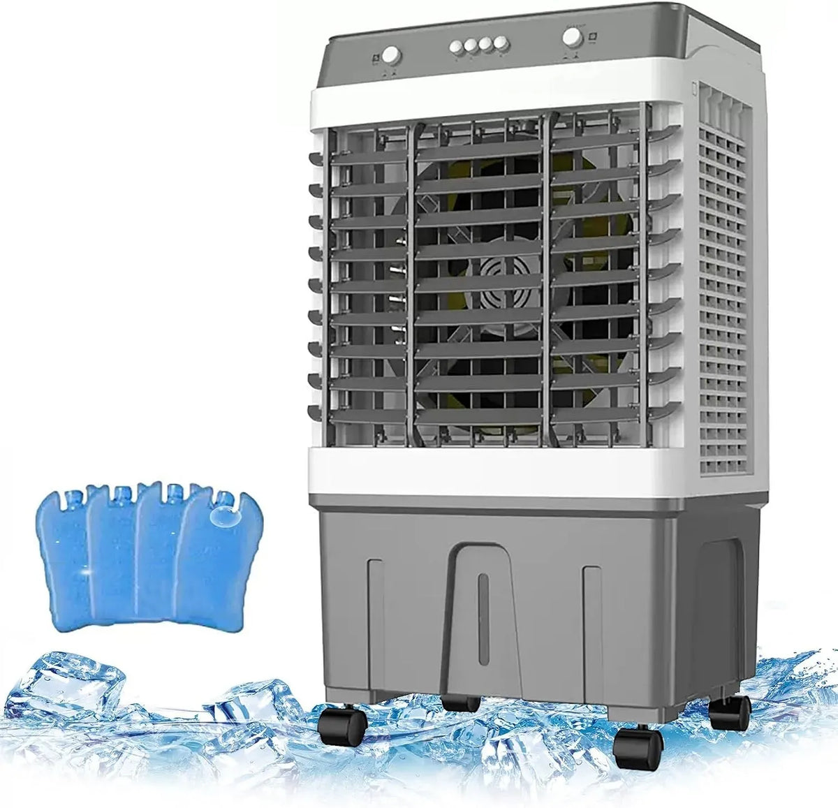 Luftkühler, tragbar, Oszillation, großer Wassertank, 120°-Oszillation und großem Wassertank