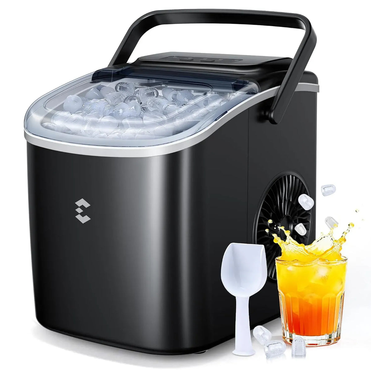 Eiswürfelmaschine, EASYERA 12KG/24H, tragbar, Tragbar & Kompakt