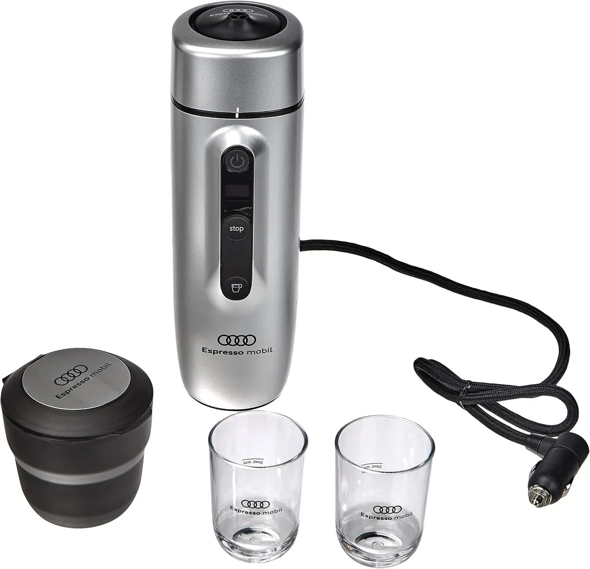 Espressomaschine, 280x220x120mm, Audi 4G0069641A, Silber, 50 milliliters