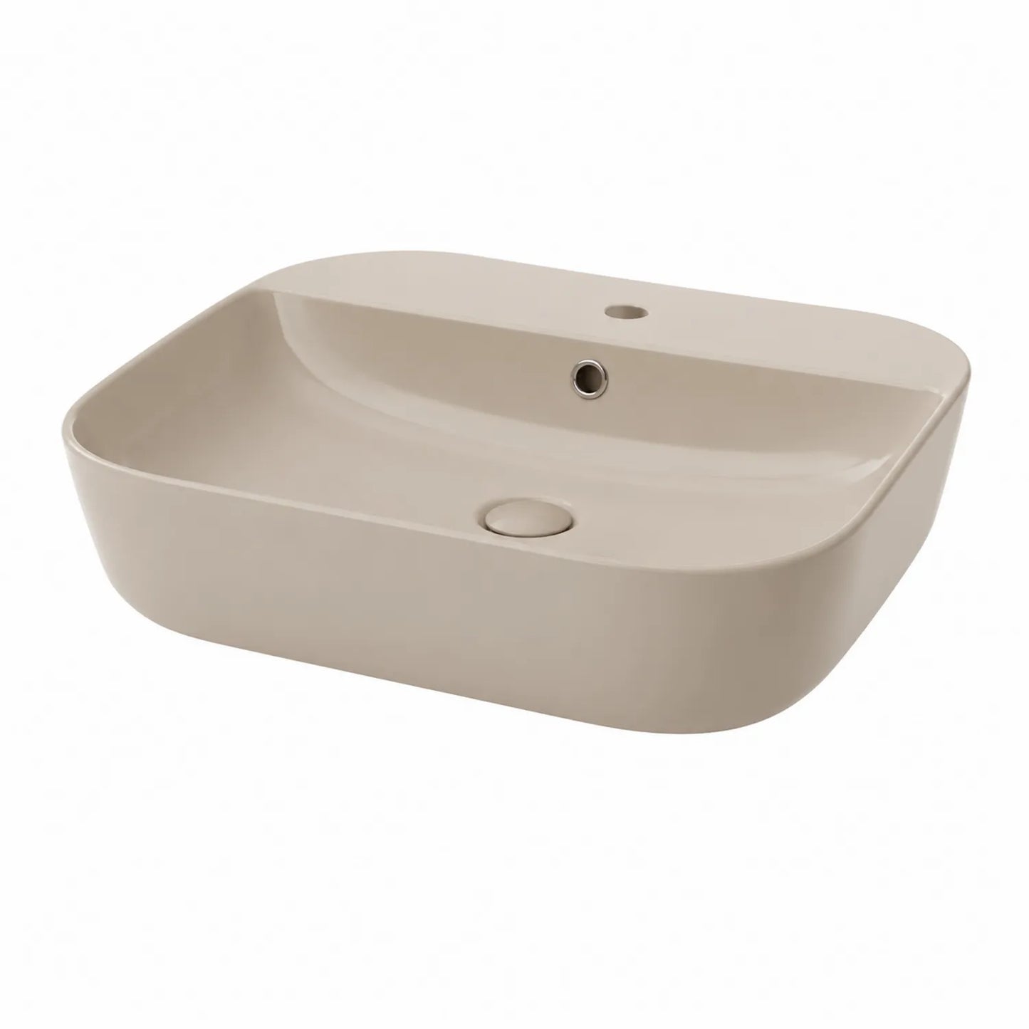 Waschbecken Keramik Beige 60cm
