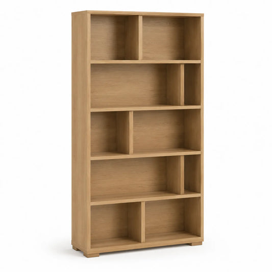 Bücherregal aus Eichenholz 90x30x180 cm