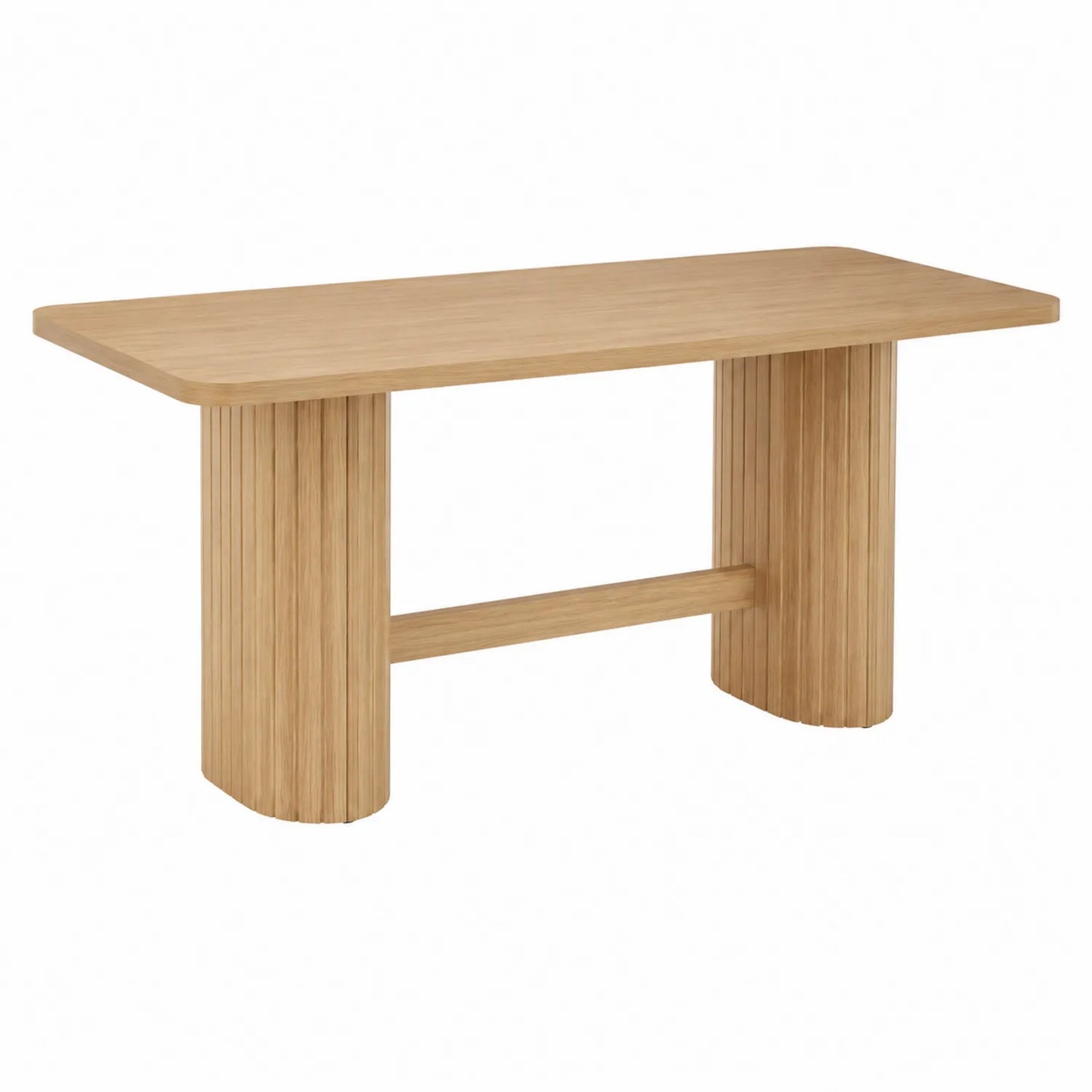 Rechteckiger Tisch aus Eichenholz 200x100x75 cm