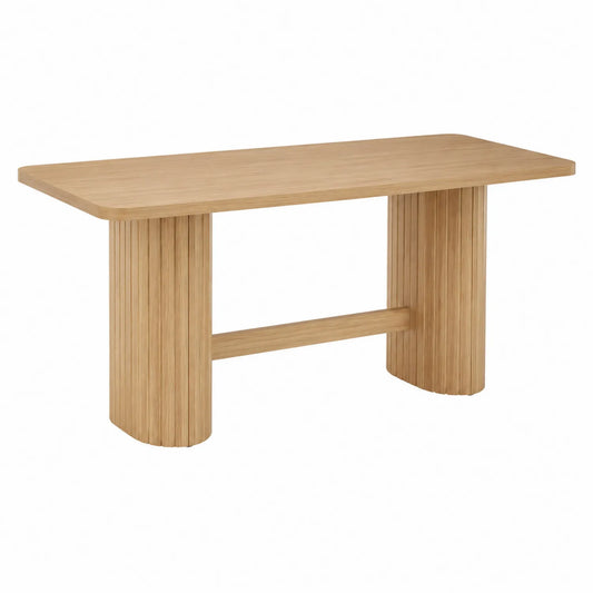 Rechteckiger Tisch aus Eichenholz 200x100x75 cm