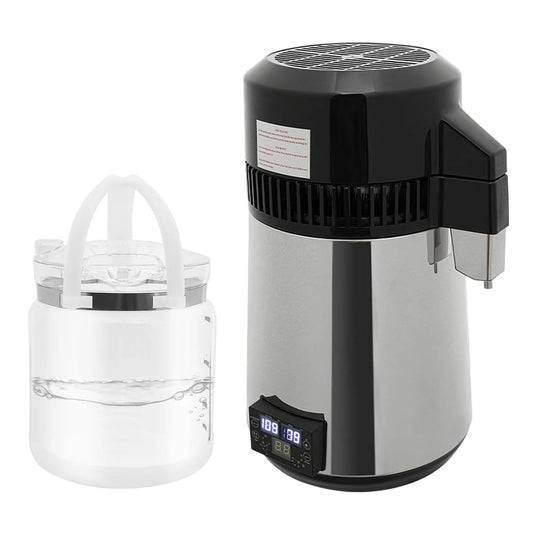 1.1L/H Wasseraufbereiter Maschine, Reinwasser Maschine, Wasserstation, Osmoseanlage, Wasserfilter, Trinkwasserfiltersystem, 4 L, Touch-Bedienung