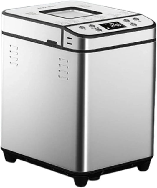 Brotbackautomat, 700 W, Brotbackmaschine, Automatischer, Antihaftbeschichtung, 25 Voreingestellte Programme, 2 Pfund Kapazität