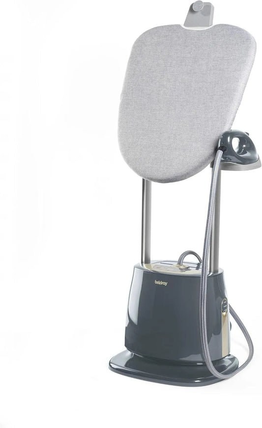 2-in-1 Dampfglätter, Bügeleisen, elektrisches Bügeleisen, 2180 W, 45 g, großer Wassertank, Beldray, 1,5 l
