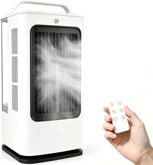 Klimaanlage 3-in-1, tragbar, Mobiler Kühlventilator mit abnehmbarem Tank