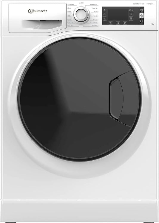 Bauknecht Frontlader/8kg/Active Waschmaschine, 8 kg, Energieklasse A, Dampf, Hygiene, Weiß