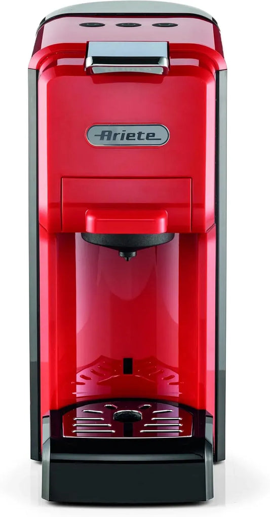 Nespresso 4-in-1 Kaffeemaschine, 0,7 L, 1350 W, großer Wassertank, Rot, 19 Bar Druck