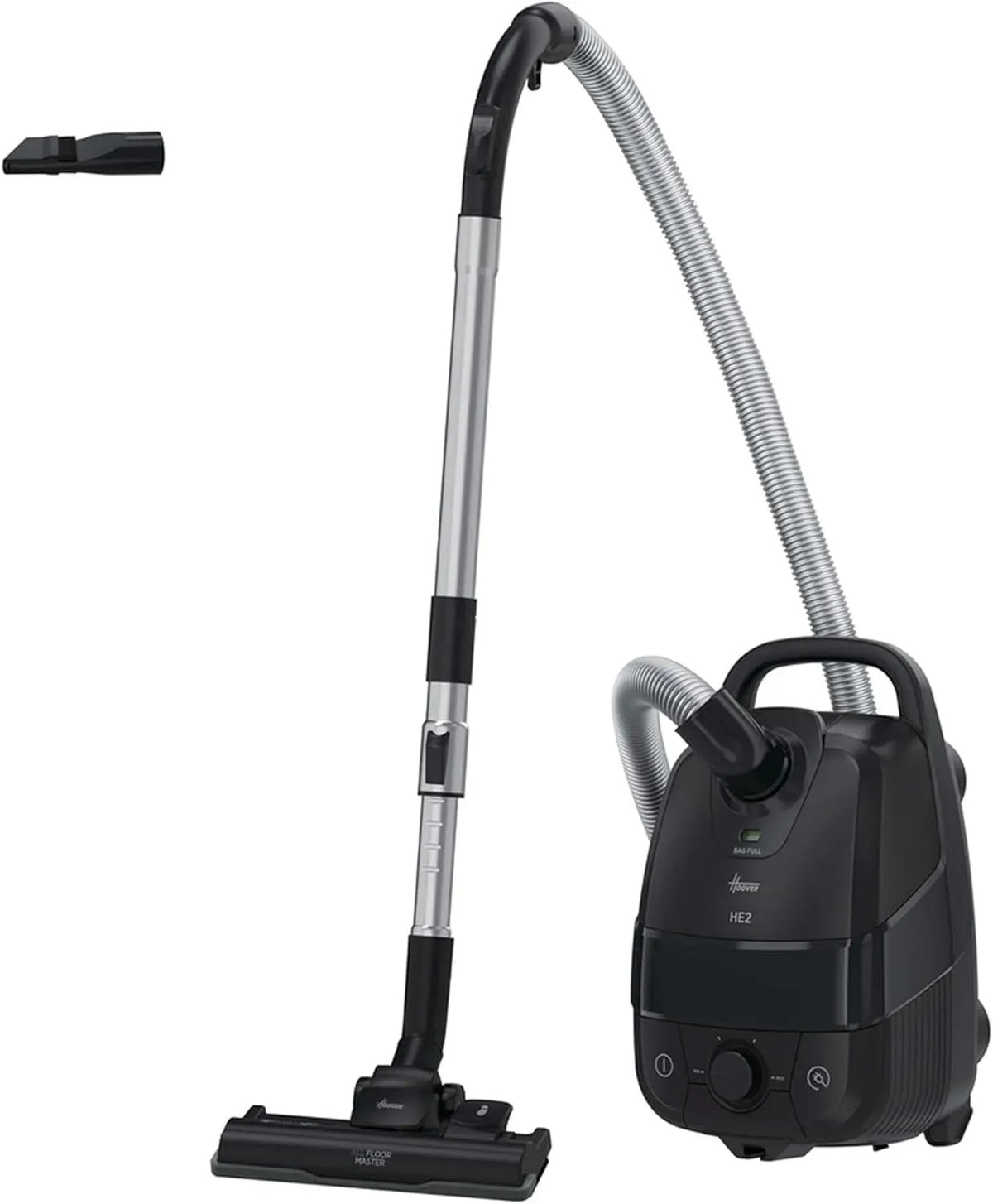 Hoover HE2 Staubsauger, elektrisches Staubsauggerät, Boden-Staubsauger, starker Boden-Staubsauger mit Beutel