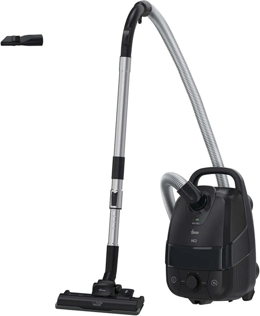 Hoover HE2 Staubsauger, elektrisches Staubsauggerät, Boden-Staubsauger, starker Boden-Staubsauger mit Beutel