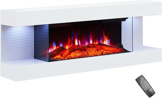 Wandkamin, 1800 W, Weiß, BALDERIA, Elektrisch