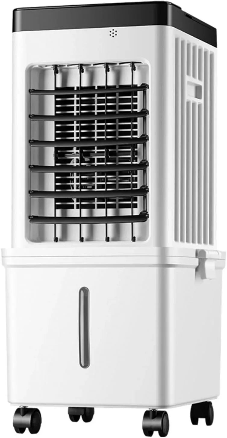 Klimaanlage 15H, 15 L, 40 dB, tragbar, Timer, großer Wassertank, 40dB Wasserkühler Ventilator für Home Office Gebrauch, 3 Modi & Geschwindigkeiten