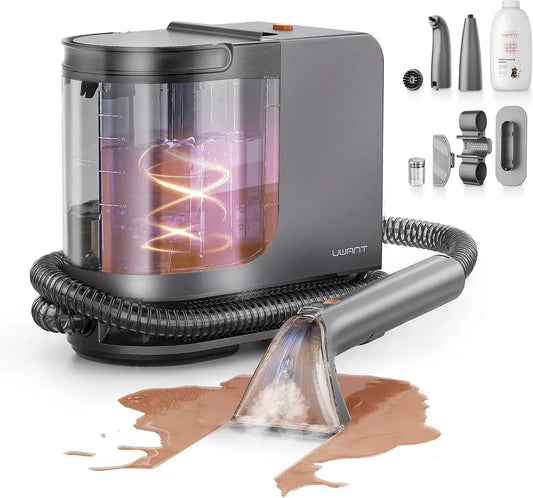 2-in-1 polsterreiniger gerät, Teppich- und Polsterreinigungsgerät, Dampf, Wärmefunktion, für Teppich