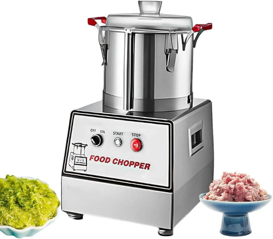 Lebensmittelverarbeitungsmaschine, Gemüseschneider/Fleischwolf, Motor, 15 L, Edelstahl, für Den Gewerblichen Einsatz
