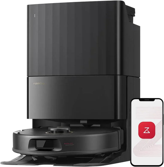 Saugroboter S5V, Staubsaugerroboter, Wischmopp, roborock Qrevo Saugroboter mit Wischfunktion&Hebarem Wischmopp