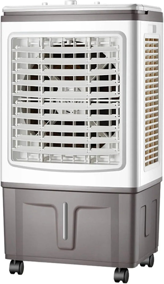 Ventilator, 40 L, tragbar, großer Wassertank, Lüfter mit 40L Wassertank und Turbo-Blättern