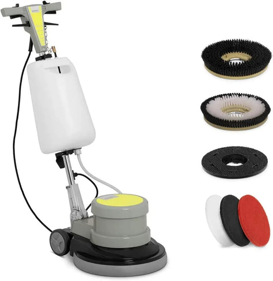 Einscheibenmaschine, Durchmesser, Stromkabel, Bodenreinigungsmaschine, 43,2 cm, 1.100 W, 12 m, TOPCLEAN