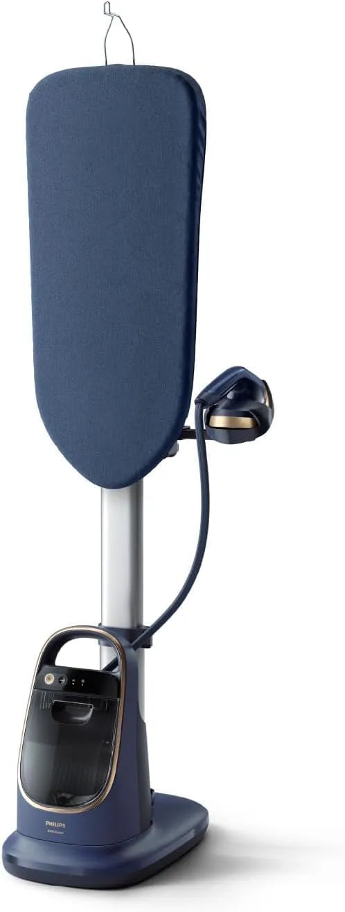 Philips AIS8530/20 Bügelbrett, 1,2 L, 2200 W, 90 g, 6 Bar, großer Wassertank, IPS-Panel, Dampf, Blau