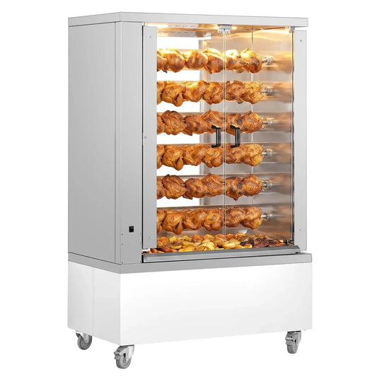 Vertikalgrill, 34,8 kW, Hähnchengrill, GGM, Gas-Hähnchengrill, Gastro Gas-Hähnchengrill 34,8 kW für 36 Hähnchen