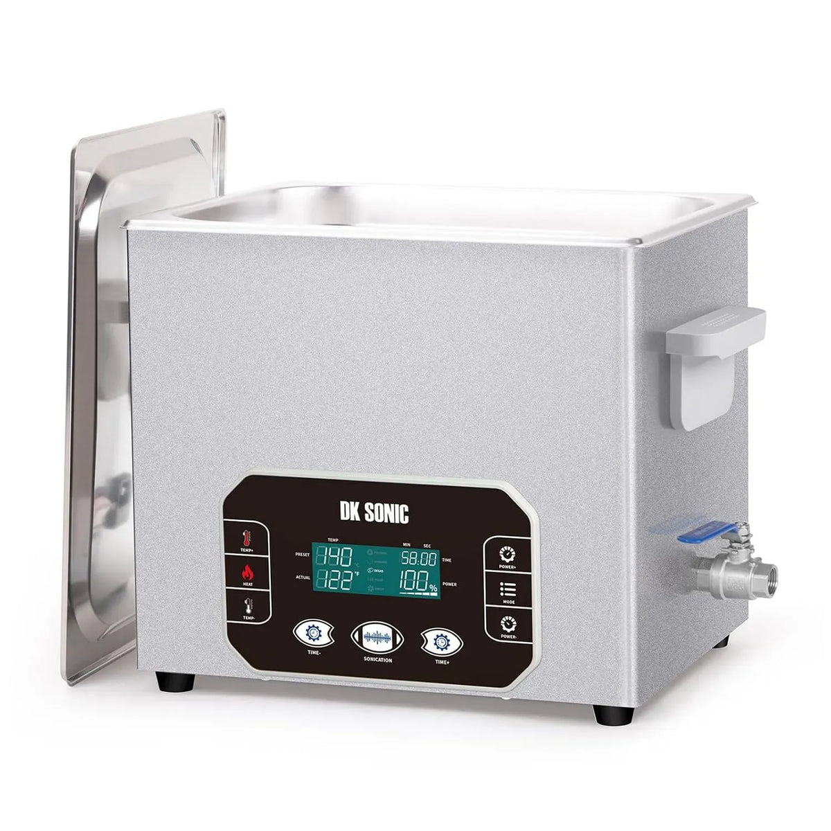 Hochleistungs-Ultraschallreinigungsgerät, Ultraschallreiniger, 10 L, 240 W, Touch-Bedienung, für Motorradmotoren
