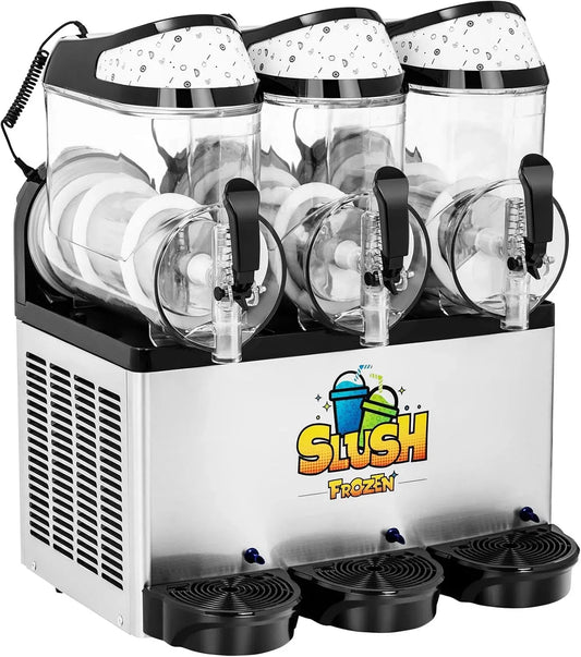 RCSL 3 Slush-Maschine, Maker, Slush-Eisbereiter, 12 L, 800 W, Gastronomie