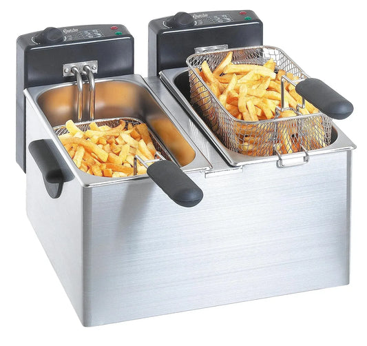 Doppel-Fritteuse, Gastronomie, Bartscher, Gastronomiebedarf