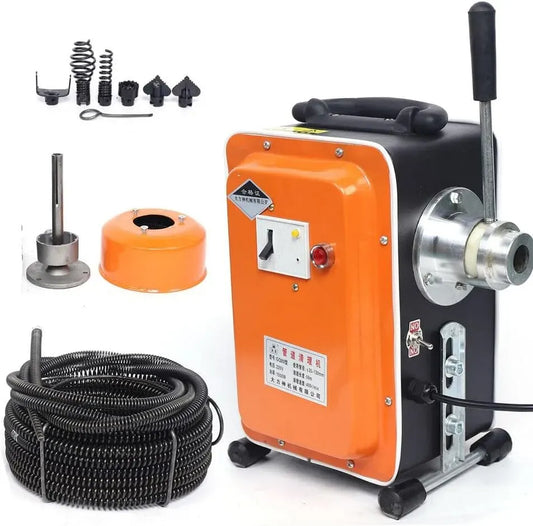 Kanalreinigungsmaschine, Rohrreinigungsmaschine, 750 W, 110 mm, für 20-110 mm.