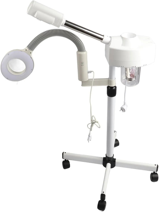 2-in-1 Gesichts-Sprühgerät, Lupenleuchte, Gesichtsdampfer, Wohnzimmergestaltung, gewerblich, für Hautverjüngung und Befeuchtung