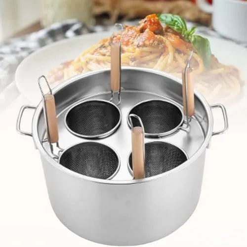 Kochgeschirr, Edelstahl, Kochutensil, Pastatopf, Kochtopf, Profi-Nudelkocher-Set
