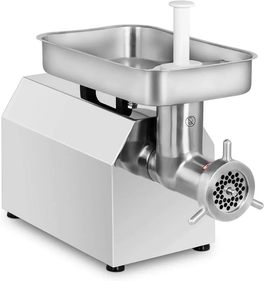 W 480 Hackfleisch-Maschine, Fleischmaschine, Fleischwolf, 1100 W, 480 kg, 8 mm, Gastronomie, Edelstahl