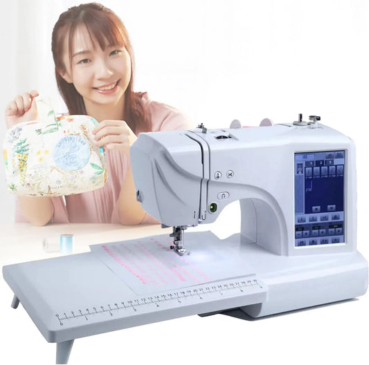 7-Zoll-LCD-Bildschirm Stickmaschine, Nähmaschine, elektrische Nähmaschine, Stickautomat, USB, LCD-Display
