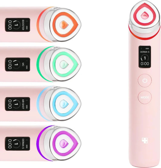 6-in-1 Gesichtsmassagegerät, Beauty-Gerät, Boost, Glas, für strahlende & festere Haut, medicube
