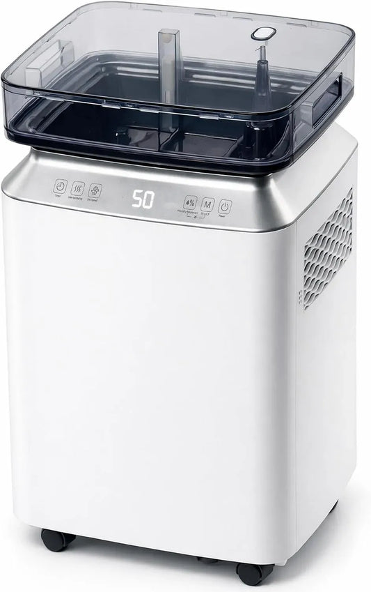 Luftentfeuchter 80L/Tag, 8 L, Transportrollen, großer Wassertank, Wohnzimmergestaltung