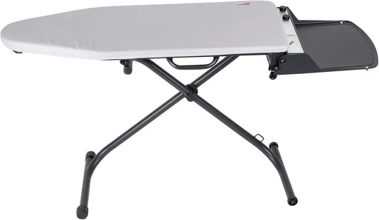 AT 1000 Tisch-Heizung, Bügeltisch, Luftkissen, 110x42 cm, Wärmefunktion, Silber, aluminium