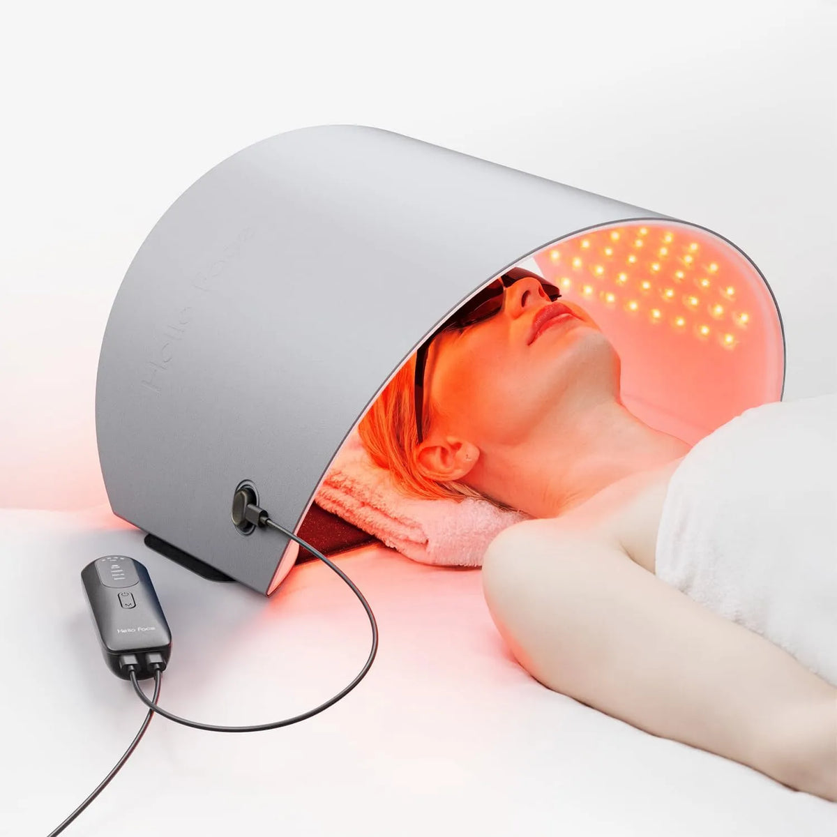 Photon Red Light Therapy FDA Registered, LED Face Mask with QuadChip™ Technology, für Professional Skin Care for Face & Body, 720 LED Chips PDT Device