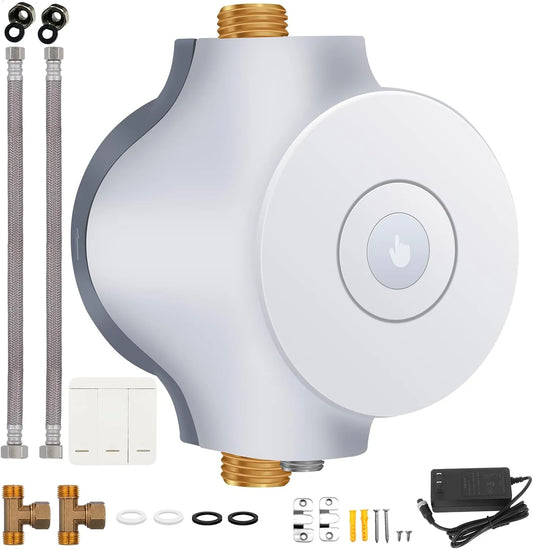 Warmwasserbereiter ANSI 61 HBS24-12, Thermostat, 3 Geschwindigkeiten, leise