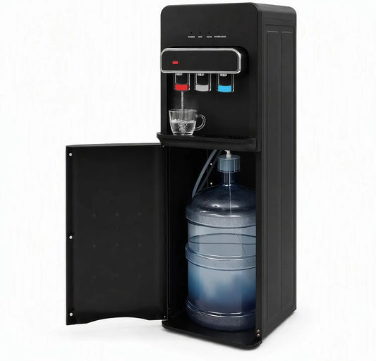 5-Gallonen-Flasche Gallonen-Flasche, Wasserspender, Schalter, 96cm, 19 L, 10 bis 95 °C, 96 cm, für Büro&Praxis