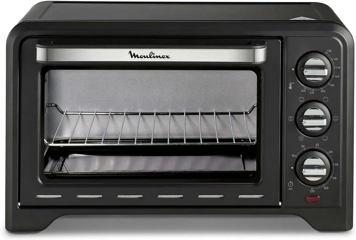 Moulinex Backofen, Schwarz, Ofen zum Backen, Optimo Horno 19 litros Schwarz